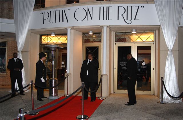Red Carpeted Entrance to the "Puttin On The Ritz" Gala WM Events