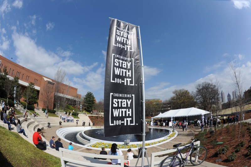 Atlanta GA Tech Stay With It Banners WM Events Corporate Event Planner in Atlanta PWP Photography