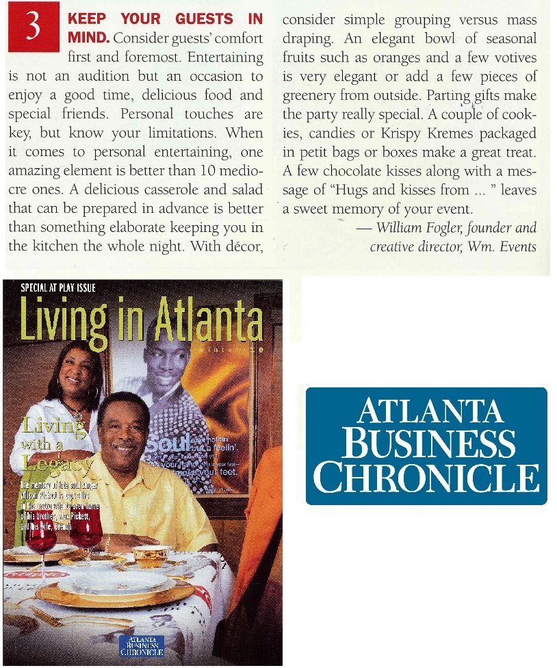 WM Events Atlanta Business Chronicle Living In Atlanta