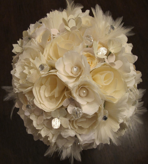 Elegant Non Floral Wedding Bouquet WM Events