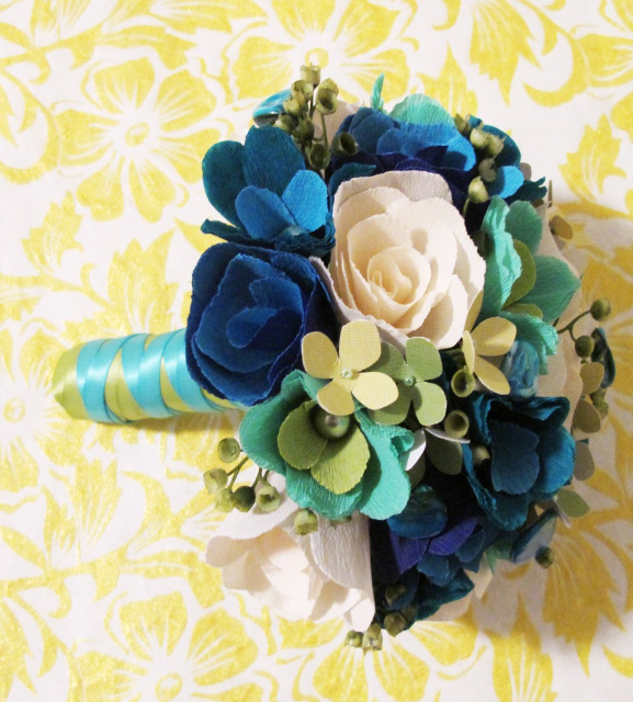 Customized Non Floral Paper Bouquet WM Events