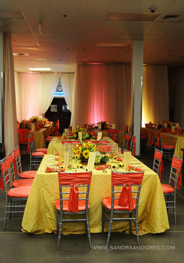 Drapery defined the space WM Events