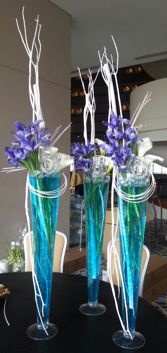 Bristol Meyers Tall Vases