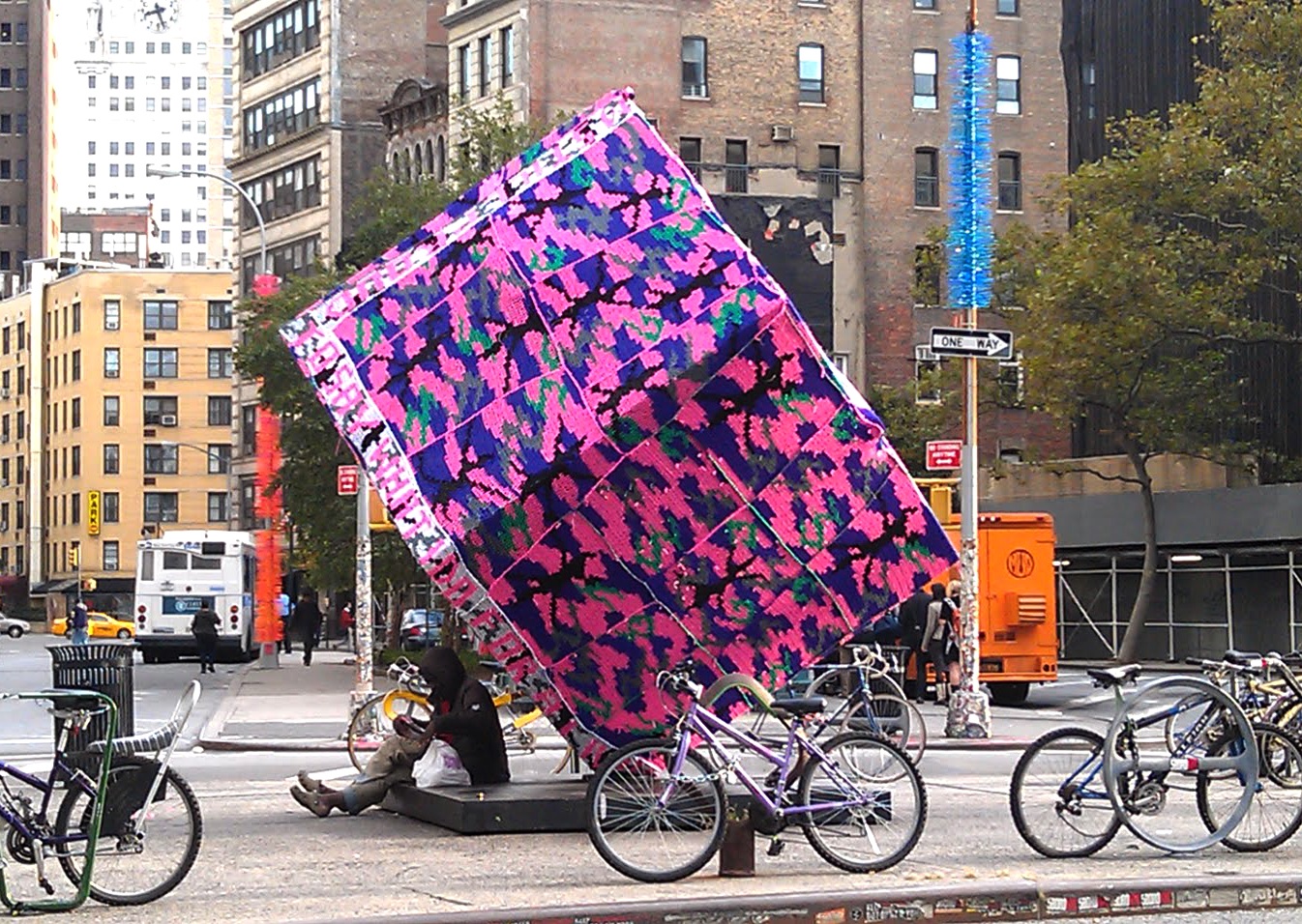 Crochet Olek WM Events NYC Cube Art Bomb Atlanta Denver Mitzvah Planner