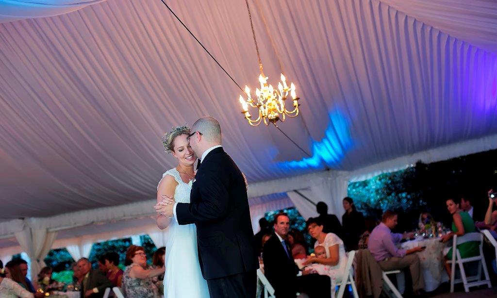 Nagle Leonard Wedding William Fogler Wedding Designer Coordinator Reception First Dance Lighting Tent
