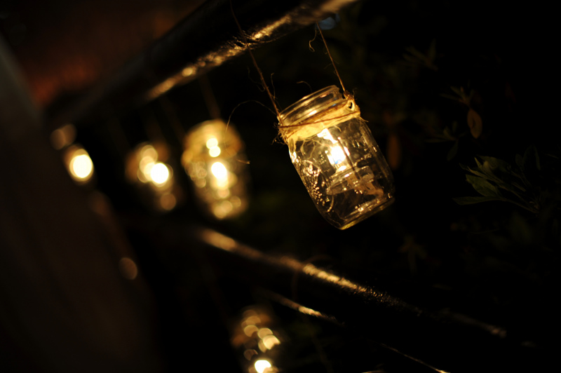 Mason Jar Hanging Candles | WM Events