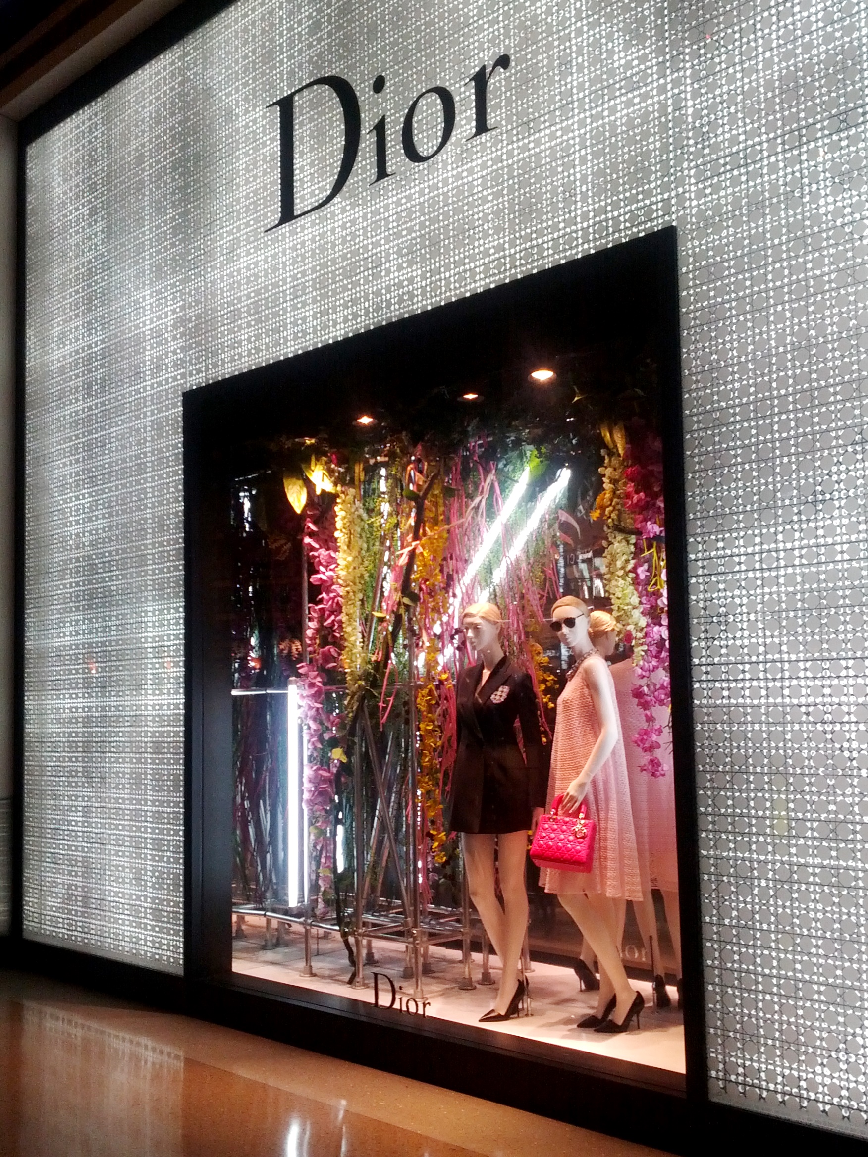 Las Vegas WM Events Wedding Coordinator Planner Shops at Crystals Dior Window Display