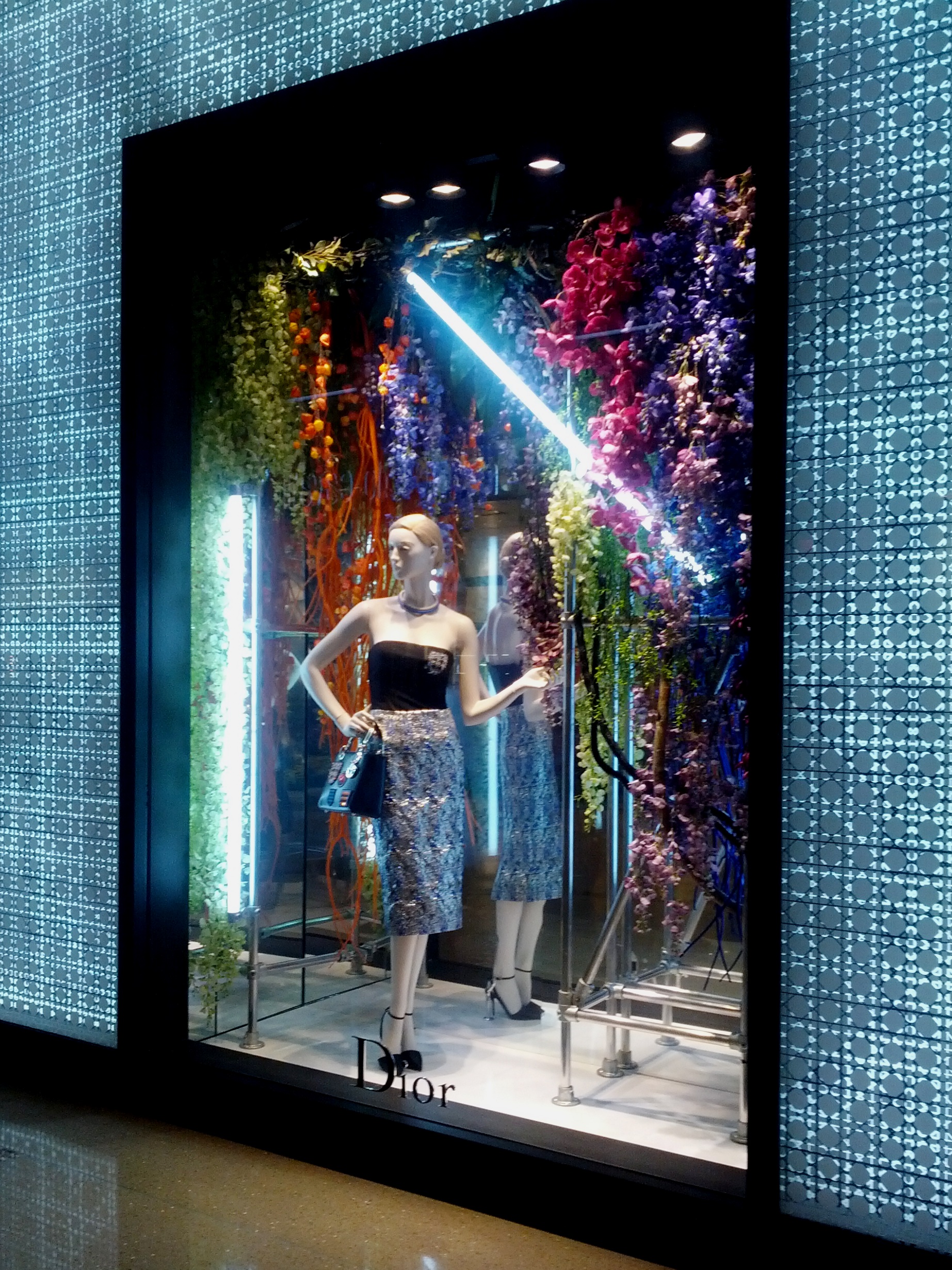 Las Vegas WM Events Wedding Coordinator Planner Shops at Crystals Dior Window Display Design