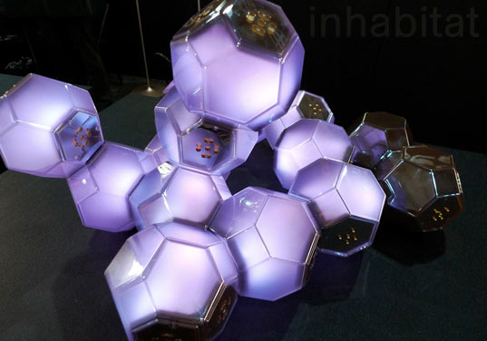 Hexagons WM Events Planning Design Inspiration Atlanta 3D Lamp Puzzle