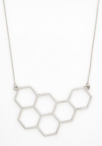 Hexagons WM Events Planning Design Inspiration Atlanta Necklace Jewelry Statement Piece