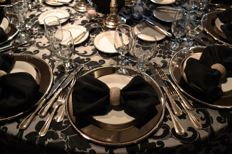 Black and white detail WM Events