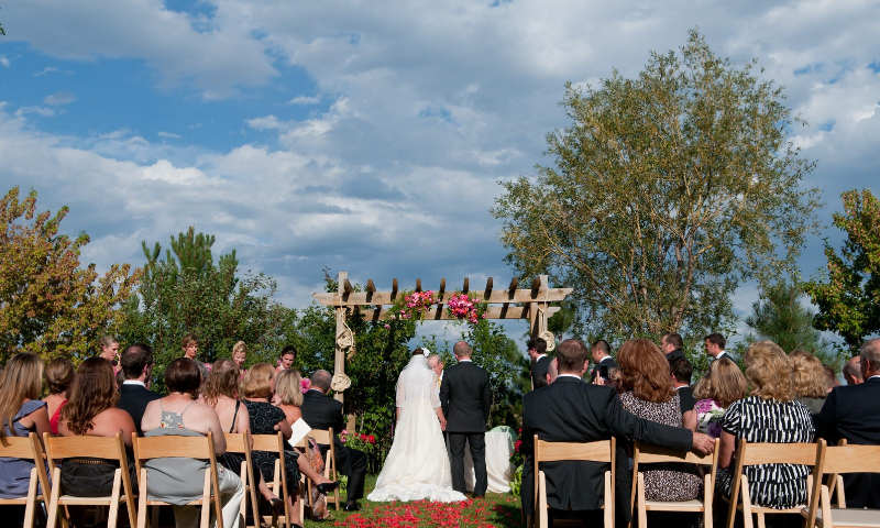 organic farm wedding bride and groom altar boulder mountains wm events boulder colorado wedding coordinator