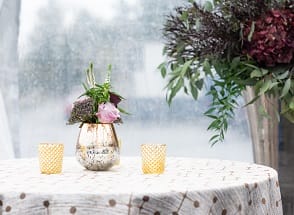 Luxe Linens And Moody Florals