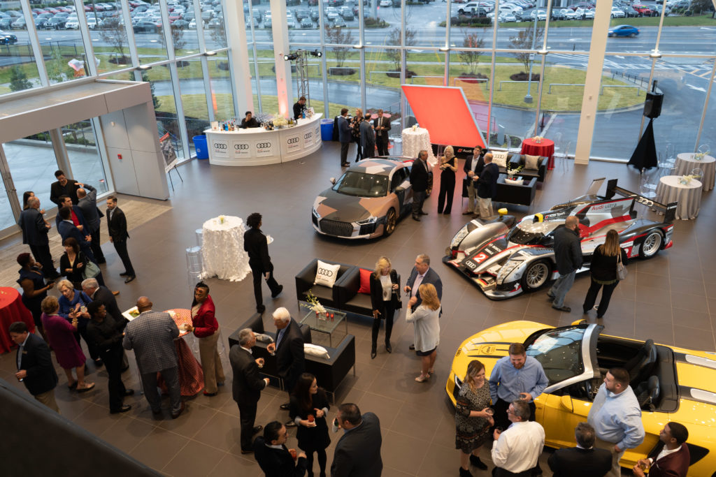 WM Events Audi South Atlanta Decor Design Grand Opening