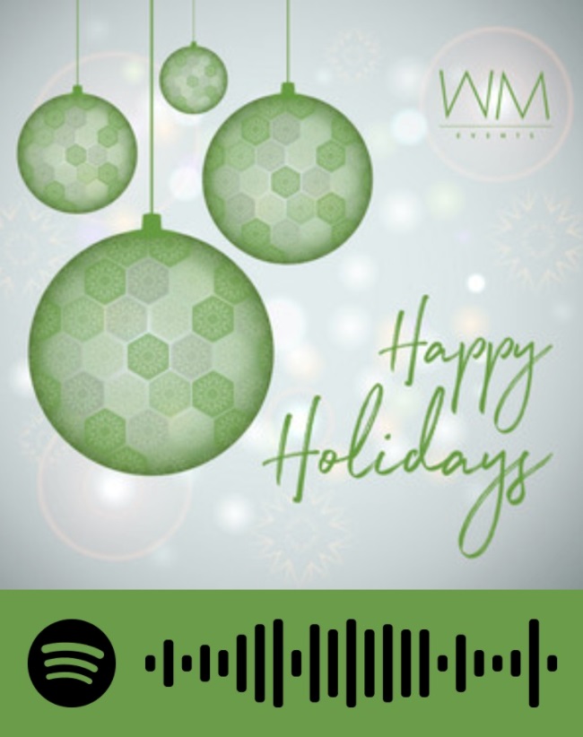WM Events Happy Holidays Playlist Modular image Spotify Scan