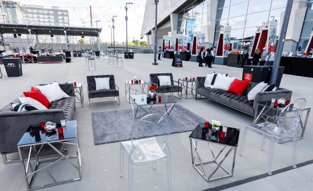 WM Events Mercedes-Benz Stadium Falcons on the Front Porch