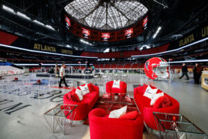 Football on the Front Porch Atlanta Falcons MBS Atlanta, GA Corporate Event Planning and Design