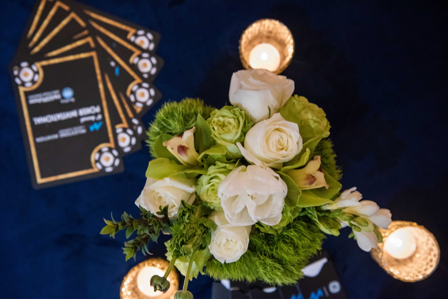 modular image, wm events, pwp studio, collection event furnishings, southern exchange, white hall, atlanta, georgia, events, event planning, event planner, atlanta events, atlanta event planner, georgia event planner, georgia events, international events, casino events, casino, custom casino, blue, gold, black, floral, floral designer, floral design, flower design, corporate events, social events, custom branding, custom branded event, branded event