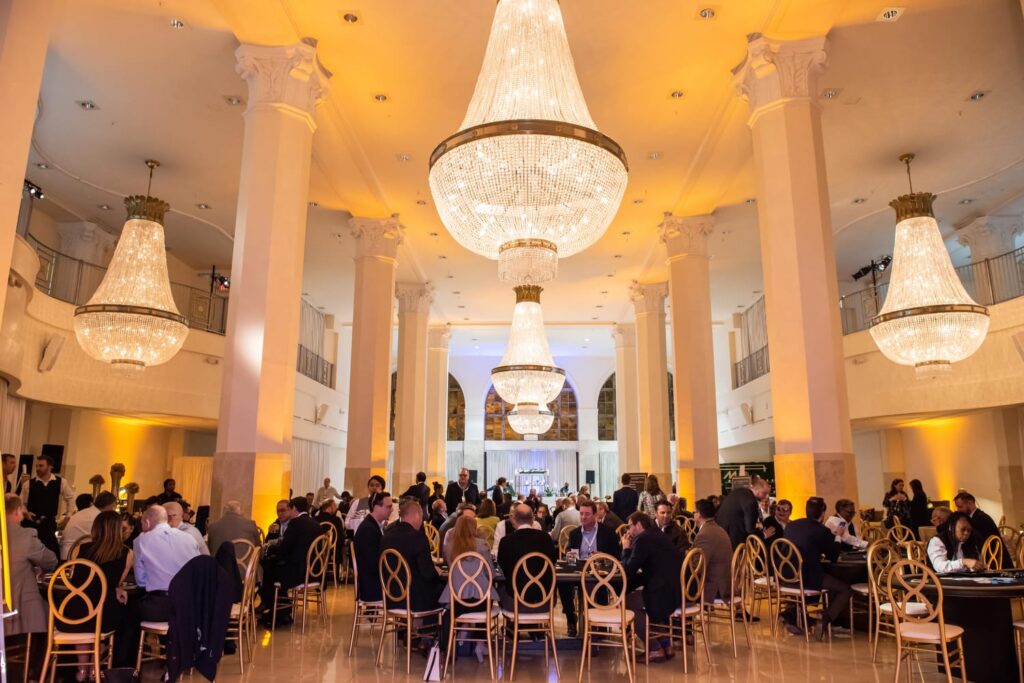 wm events, pwp studio, collection event furnishings, southern exchange, white hall, atlanta, georgia, events, event planning, event planner, atlanta events, atlanta event planner, georgia event planner, georgia events, international events, casino events, casino, custom casino, blue, gold, black, floral, floral designer, floral design, flower design, corporate events, social events, custom branding, custom branded event, branded event