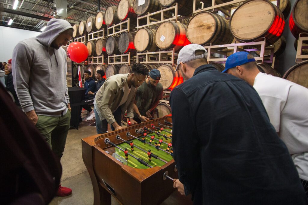 Brews & BBQ Atlanta, GA m events, event planner, event planning, event designer, event design, event consulting, event consultant, atlanta events, atlanta breweries, atlanta hawks, georgia events, local breweries, sports, basketball, basketball events, sports events, bbq, scofflaw brewery, scofflaw beer, beer, tailgate, branded balloons, ceiling treatment, corporate events, social events, non-profit events, weddings