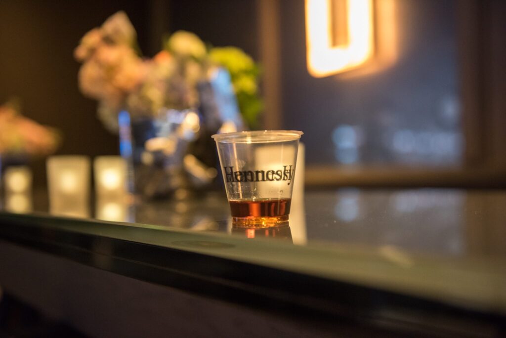 Concert Club Opening Atlanta, GA wm events, atlanta hawks, atlanta, georgia, basketball, state farm arena, concert club, concert venues, venues, atlanta venues, arenas, kat goduco photo, iridescent, iridescence, vip party, painted leaves, event design, event designer, event decor, corporate events, social events, private parties, event consultant, floral design