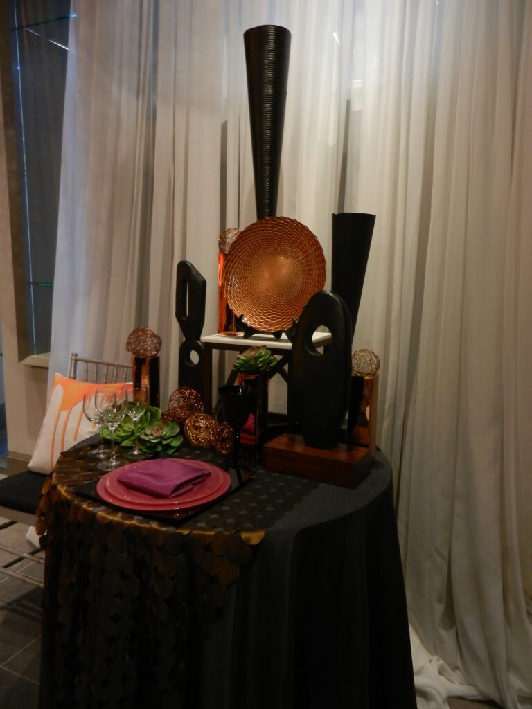 wm events, consutling, showroom consulting, event consultant, affairs to remember, caterers, atlanta events, atlanta showrooms, georgia events, custom event design, modern event design, corporate events, weddings, social events, non-profit events, ceiling installation, seated dinner, place settings, tablescape