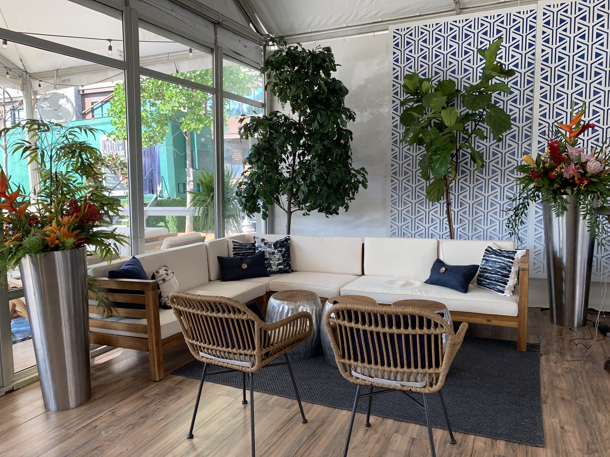 modular image, wm events, atlanta food and wine festival, atlanta food and wine, delta amex, delta, amex, american express, #deltaamexperks, tent design, tent decor, events, social events, corporate events, festivals, festival activations, boho chic, boho inspired, event inspiration, vibrant event, cnc route, collection event furnishings, old fourth ward park