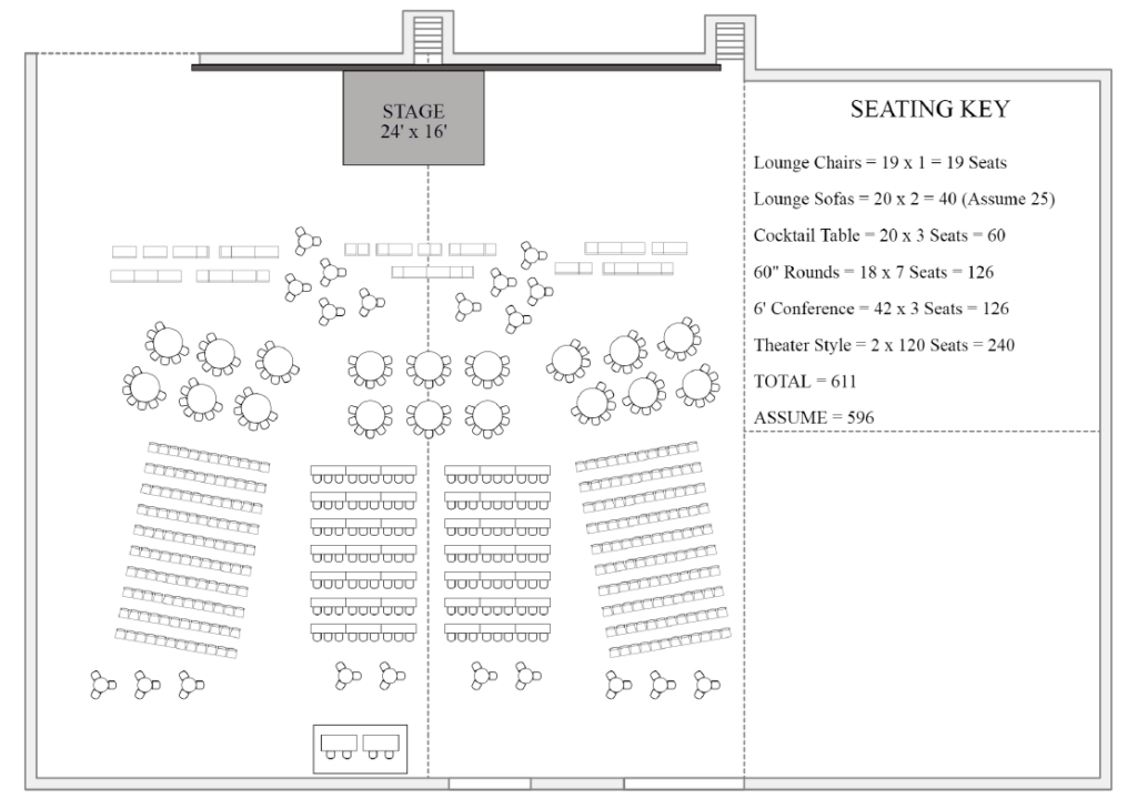 WM Events Renderings and Mockups Floor Plan Design Atlanta