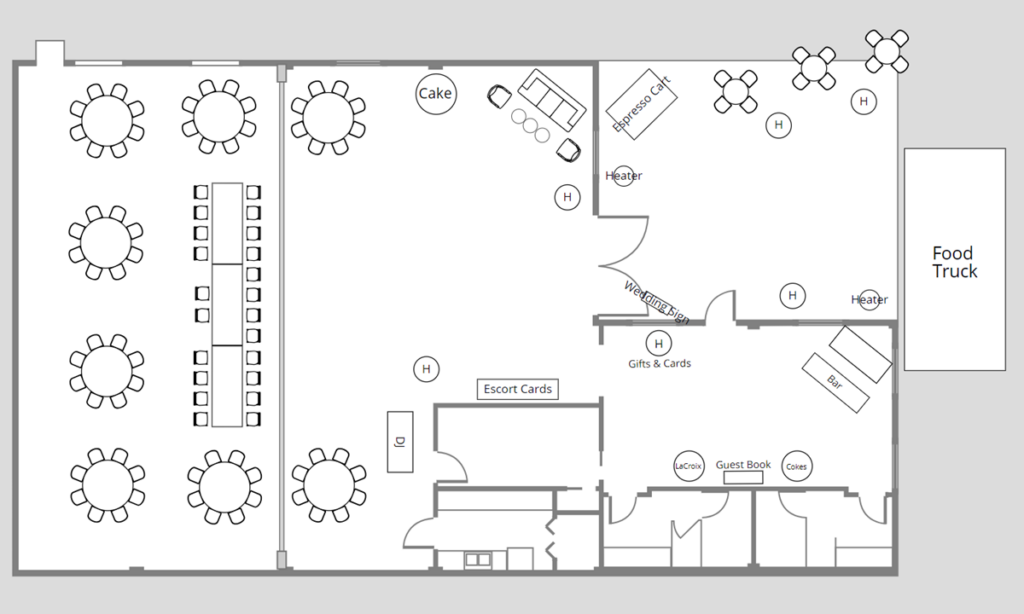 WM Events Renderings and Mockups Floor Plan Design Atlanta