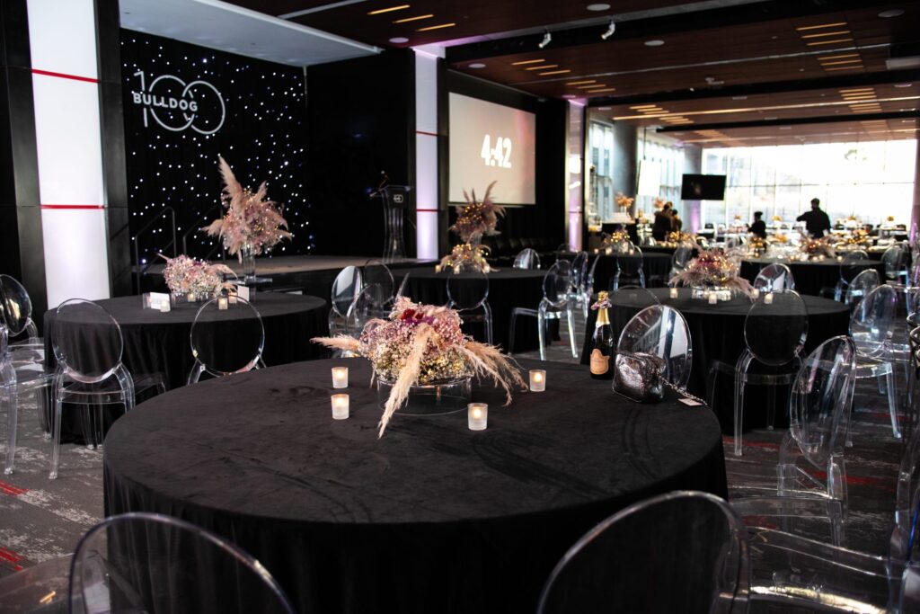 &copy; 2022 Decisive Moment Events, University of Georgia Bulldog 100 at The West End Zone in Sanford Stadium in Athens, GA WM Events