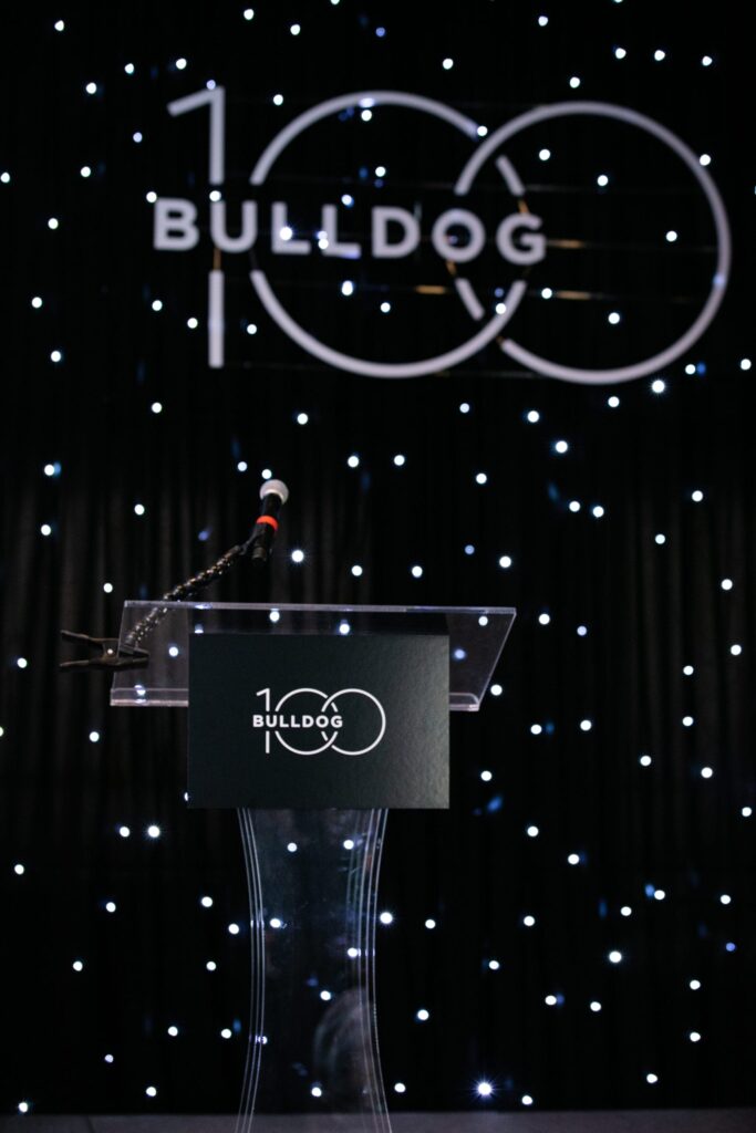 &copy; 2022 Decisive Moment Events, University of Georgia Bulldog 100 at The West End Zone in Sanford Stadium in Athens, GA WM Events