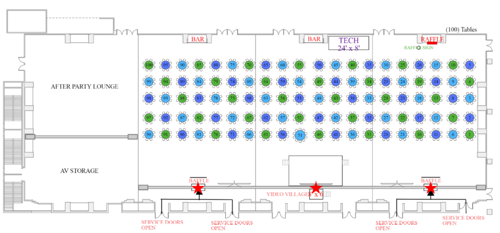 WM Events Renderings and Mockups Floor Plan Design Atlanta