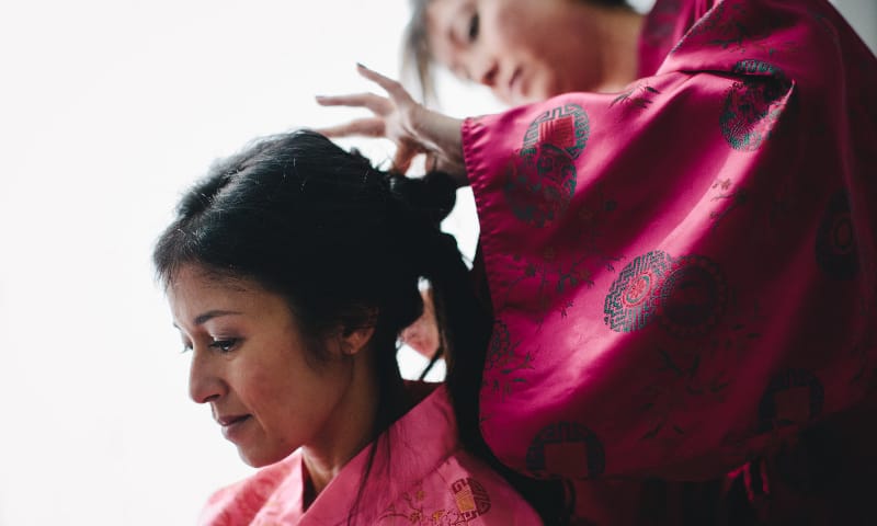 Private Home Ceremony Lake Spivey, GA Blanca Nguyen Wedding Same Sex Marriage WM Events Atlanta Wedding Planner Designer Decorator Events Lake Spivey Georgia Getting Ready