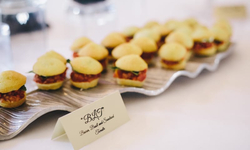 Private Home Ceremony Lake Spivey, GA Blanca Nguyen Wedding Same Sex Marriage WM Events Atlanta Wedding Planner Designer Decorator Events Lake Spivey Georgia Food Detail Caterer