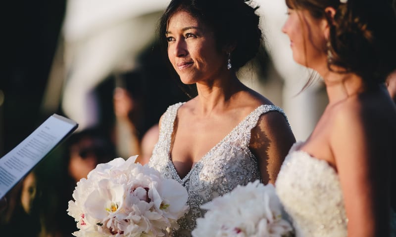 Private Home Ceremony Lake Spivey, GA Blanca Nguyen Wedding Same Sex Marriage WM Events Atlanta Wedding Planner Designer Decorator Events Lake Spivey Georgia Exchange of Vows