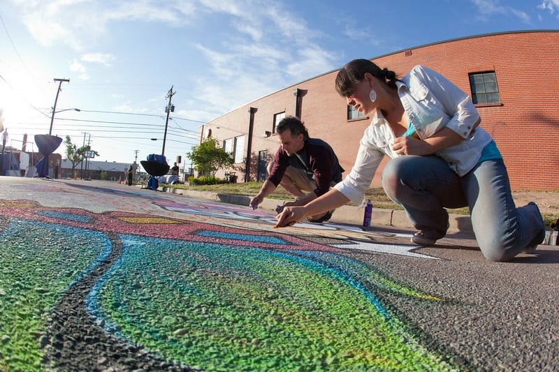 Street Party Mitzvah Denver, CO chalk-artist-stree-party-dan-shelanski-bar-mitzvah-denver-colorado-wm-events-william-fogler-social-event-coordinator