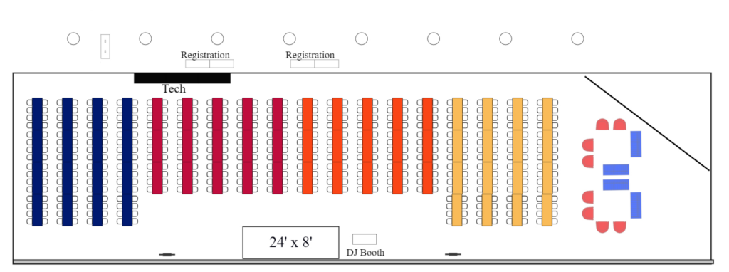 WM Events Renderings and Mockups Floor Plan Design Atlanta