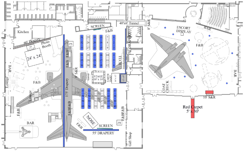 WM Events Renderings and Mockups Floor Plan Design Atlanta