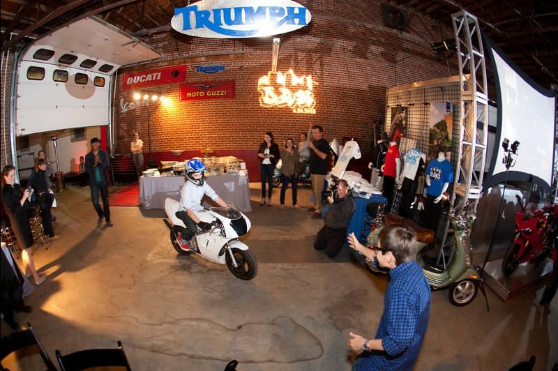 Street Party Mitzvah Denver, CO motorcycle-entrance-errico-motor-sports-dan-shelanski-bar-mitzvah-denver-colorado-wm-events-william-fogler-social-event-coordinator