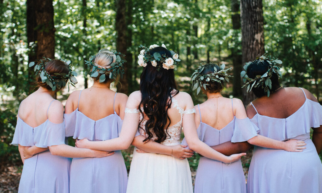 wm events, weddings, wedding design, floral, floral design, wedding florals, flower crowns, greenery, greenery swing, wedding swing, georgia weddings, southern weddings, forest, bridesmaids, groomsmen, groom, bride, aisle decor, aisle floral, alter florals, alter flowers, wedding aisle, bride and groom, sparkler exit, sparkler send off