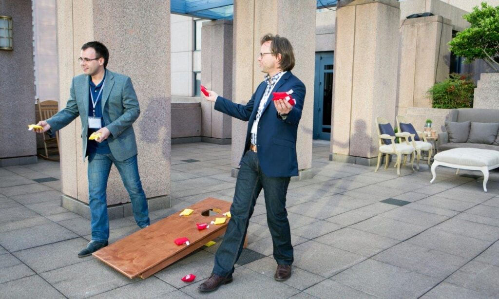 WM Events, Atlanta, Georgia, Denver, Colorado, Event Producer, Event Production, Event Design, Event Planner, Event Consultant, Event Coordinator, Event Coordination, Corporate Event, Corporate Conference, Global Conference, Custom Linens, Custom Signage, Cornhole, Connect Four, The Dappled Grays, Southern Chic, Southern Theme, Four Seasons, Cassie Xie Photography, Rustic Furniture, Rustic Decor, Southern Decor