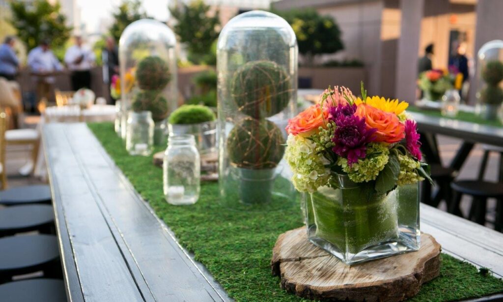 WM Events, Atlanta, Georgia, Denver, Colorado, Event Producer, Event Production, Event Design, Event Planner, Event Consultant, Event Coordinator, Event Coordination, Corporate Event, Corporate Conference, Global Conference, Custom Linens, Custom Signage, Cornhole, Connect Four, The Dappled Grays, Southern Chic, Southern Theme, Four Seasons, Cassie Xie Photography, Rustic Furniture, Rustic Decor, Southern Decor