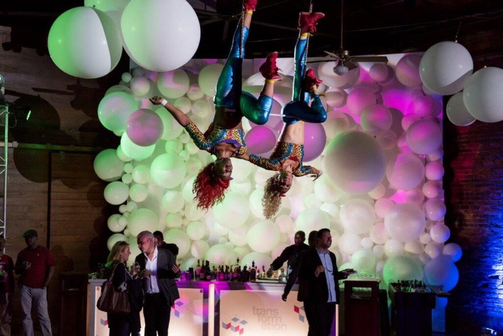 WM Events, Event Producer, Event Production, Event Planner, Event Designer, Event Coordinator, Corporate Event, Global Conference, Corporate Conference, Georgia Freight Depot, Atlanta, Georgia, Denver, Colorado, Historic Atlanta, Art Installations, Art Deco, Free Art Friday Atlanta, FAFATL, Atlanta Artists, Graffiti, Graffiti Artists, Balloon Wall, Break Dancers, Aerialists, Trapeze Artists, Stilt Walkers, Affairs to Remember, Color Blocking, Yarn Bombing