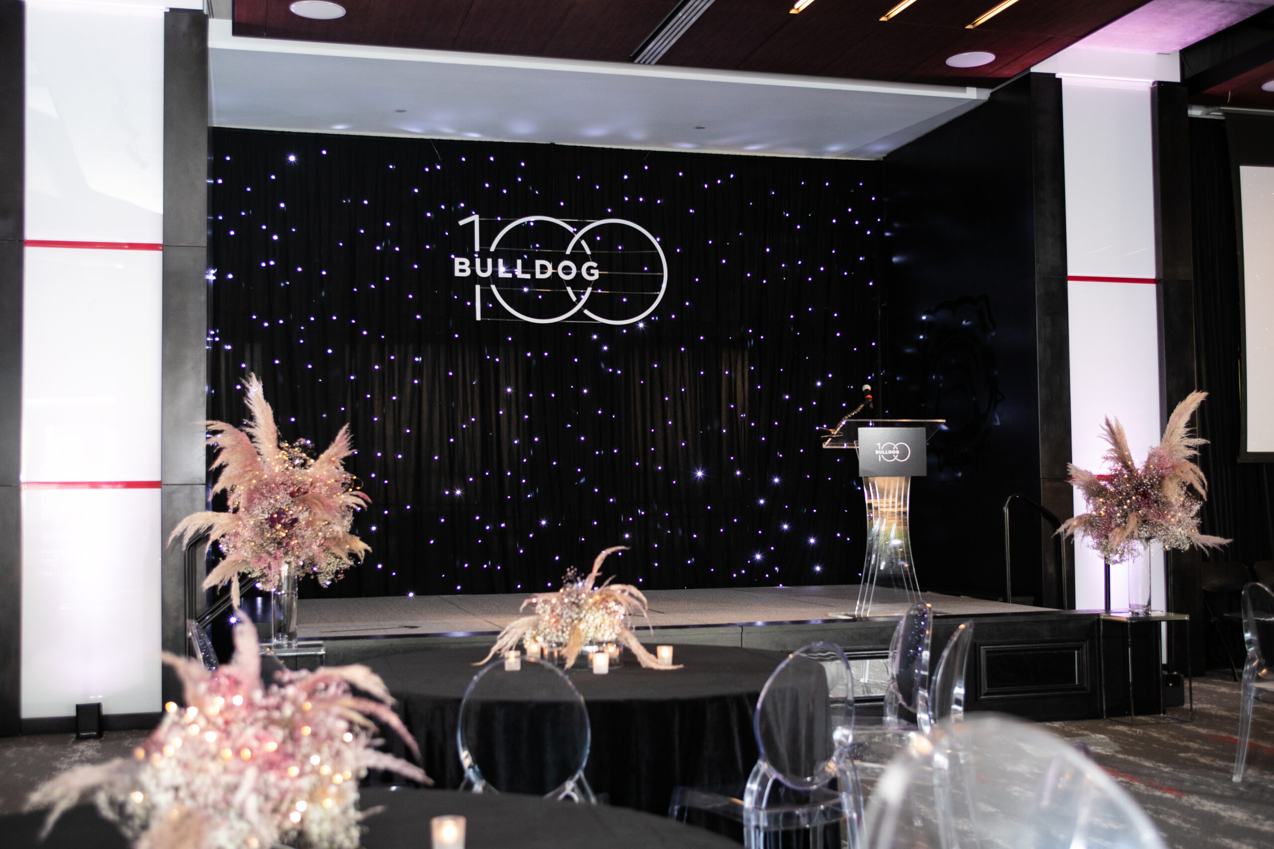 bulldog 100, athens, uga, uga bulldogs, 40 under 40, west end zone, stadium, wm events, event design