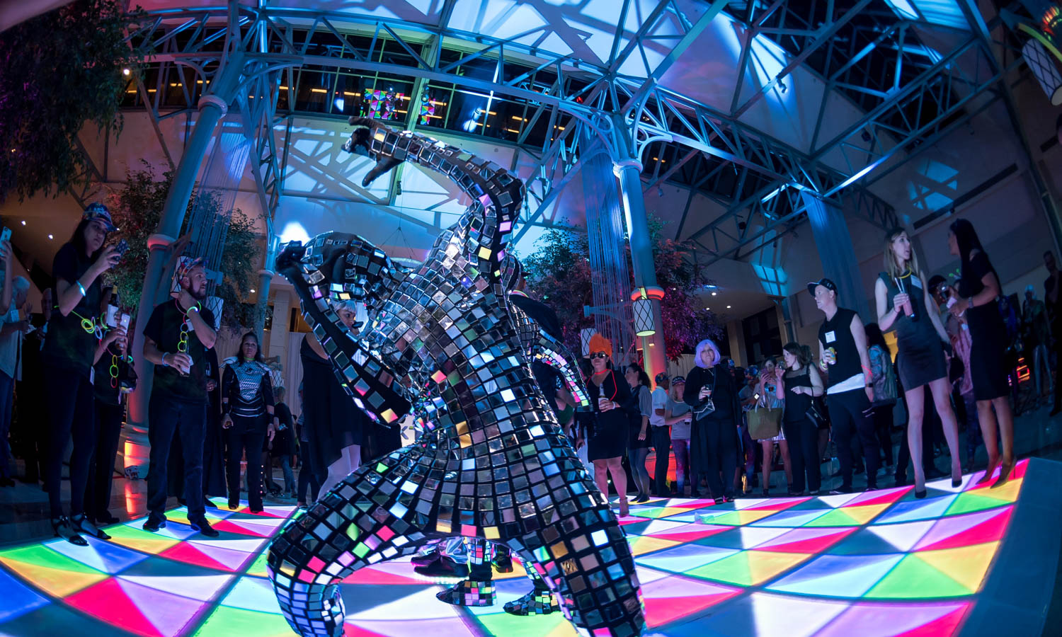 modular image, intergalactic event, space theme, interstate hotels, houston, wm events