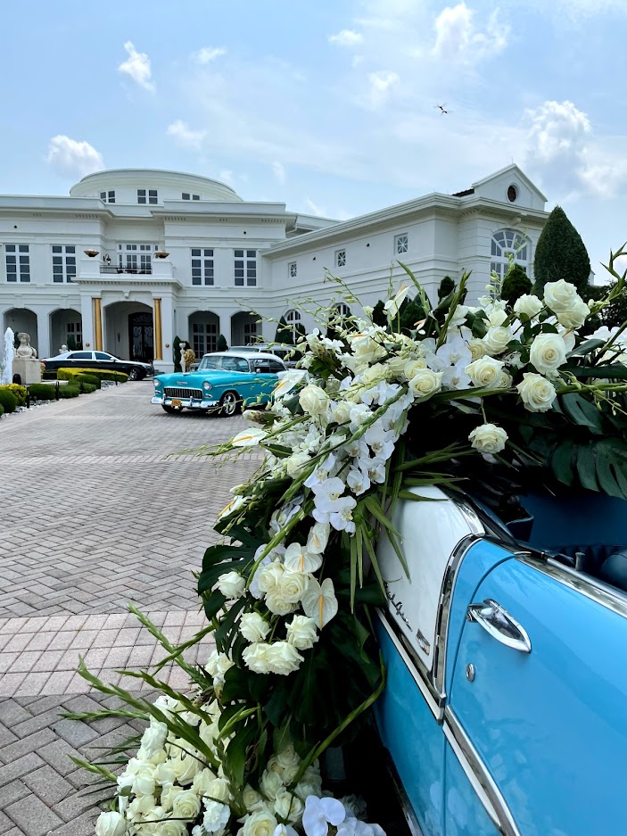 Rick Ross, Belaire, WM Events, Event planner, event designer, rick ross mansion, hip hop, floral, custom carpet, blue belaire, champagne