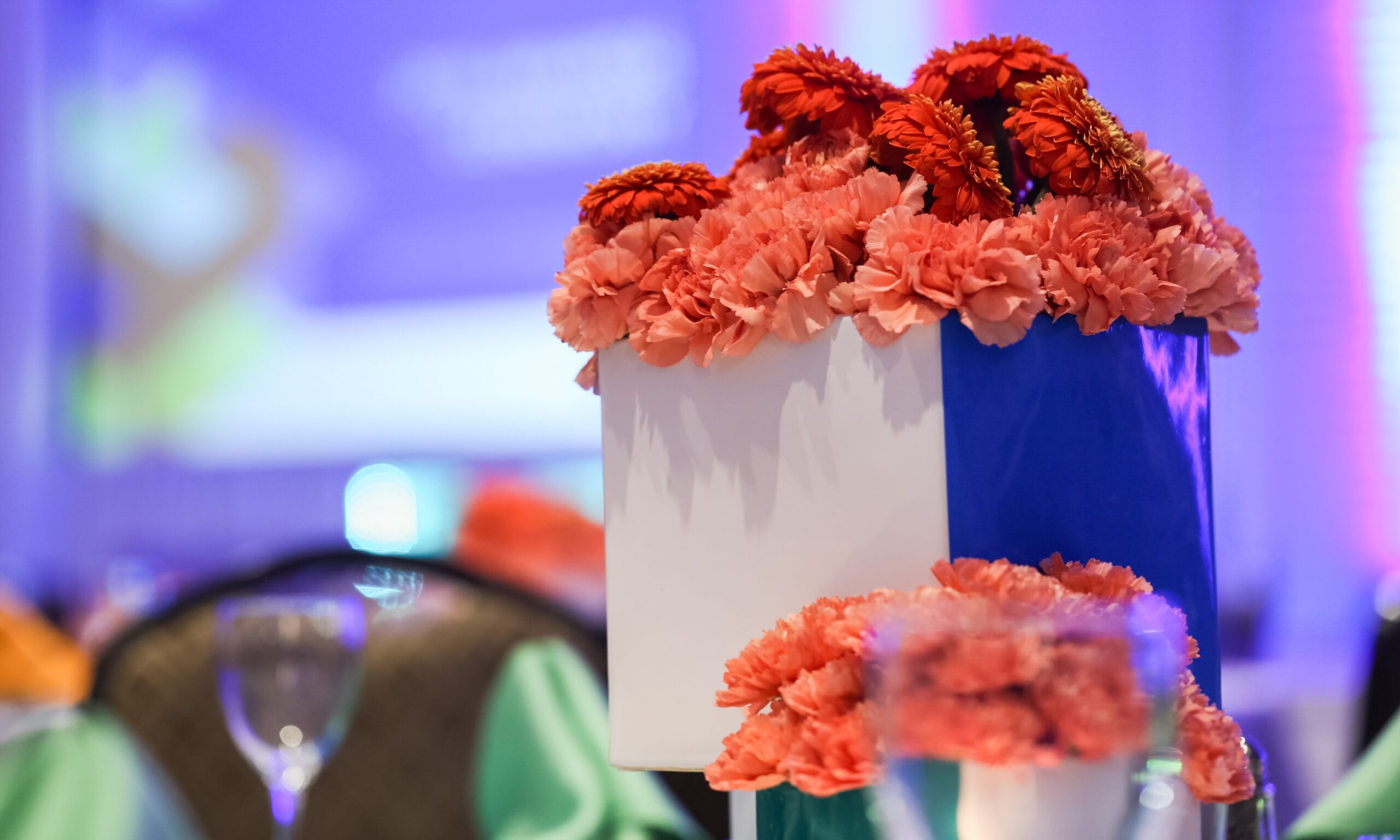 Modular Image, WM Events, Doosan, Event Planner, Event Designer, Event Producer, Corporate Event, Event Planning, Event Designing, Event Production, Event Design, Designer, Chateau Elan, Winery, Chateau Elan Winery, International Events, Meetings, Corporate Meetings, National Dealer Meeting, National Meeting, Custom, Branding, Event Branding, Corporate Branding, Lounge, White Lounge, Lounge Grouping, Custom Pillows, Silk-Screen Pillows, Orange Floral, Branded Centerpieces, Event Drapery, PWP Studio, Forklifts, Industrial, Corporate Industrial, Industrial Event, Chateau Elan Events, Custom Graphics, LED, Monte Carlo Productions, MCP, Monte Carlo, Atlanta, Georgia, Atlanta Events, Georgia Events, Denver, Colorado, Events, Denver Events, Colorado Events, International, National, Social Events, Corporate Meeting, Corporate Planner, Awards Dinner, Prefunction, Cocktail Hour, Silver, Green Floral, Blue Floral, Custom, Specialty, AFR, AFR Event Furnishings