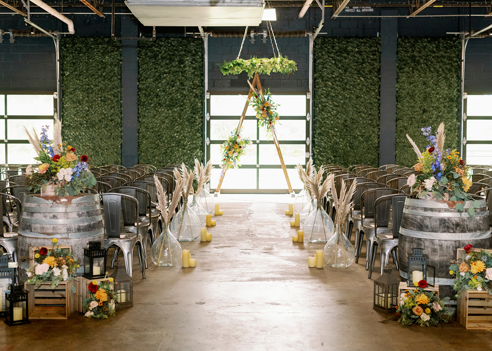 WM Events Atlanta Event Planner Rustic Brewery Wedding