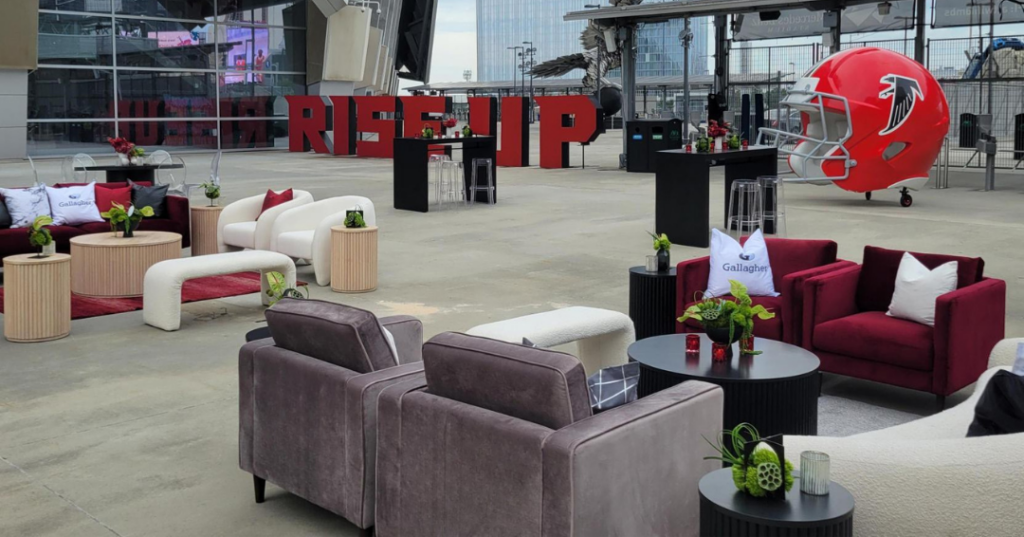 Football on the Front Porch 2025 Atlanta Falcons MBS Atlanta, GA Corporate Event Planning and Design (10)