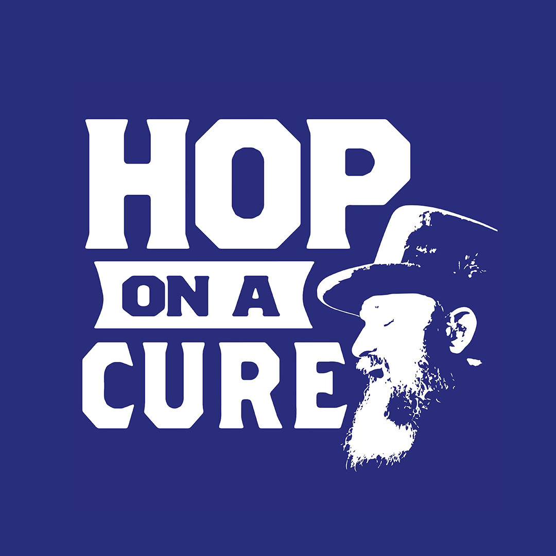 hop on a cure logo